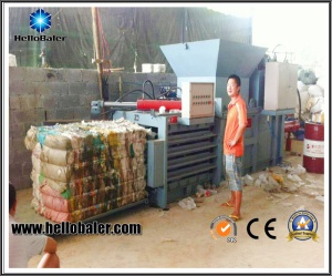 Ce Approved Horizontal Closed Door Baler for Plastic Recycling (HM-1)